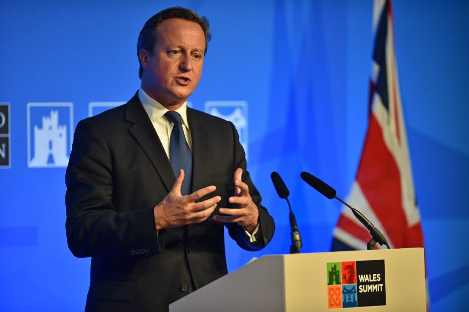 Britų premjeras D. Cameronas: ES reformų sandoris bus