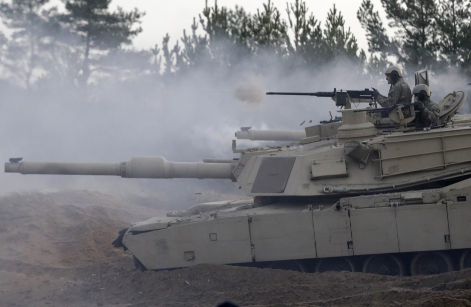 JAV armija gali dislokuoti tankus Rytų Europoje 