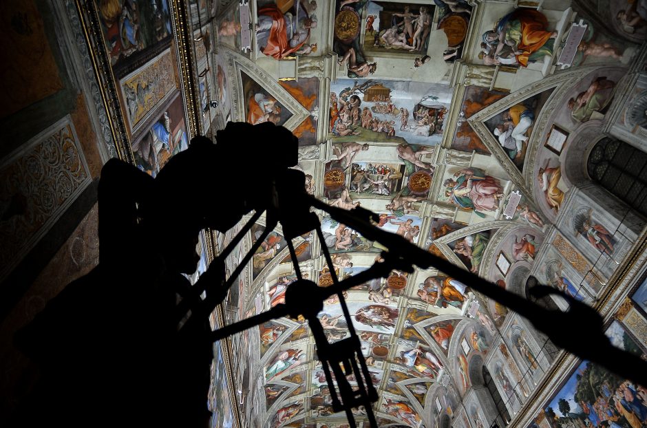 Vatikanas įdiegė naują Mikelandželo freskų apsaugos sistemą     