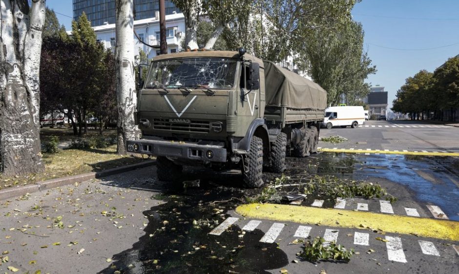Maskva: Ukrainos kariams apšaudžius Donecką žuvo 6 žmonės 