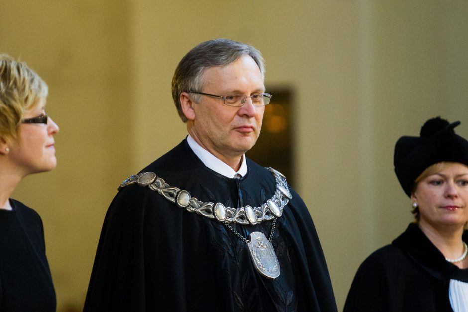 Inauguruotas naujasis Vilniaus universiteto rektorius