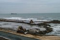 Procesas: 2020 m. pavasarį smėliu iš jūros naujai buvo formuojami Palangos paplūdimiai, tai virto kelerius metus užsitęsusiu ginču teismuose.
