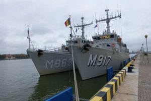Klaipėdos uoste – Belgijos ir Nyderlandų priešmininių laivų vizitas