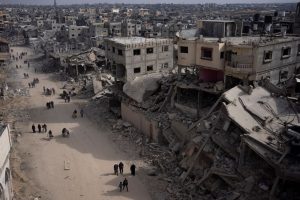Prancūzijos, Jordanijos ir Egipto lyderiai ragina nutraukti ugnį Gazos Ruože