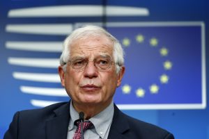 J. Borrellis ragina pasaulį pasiūlyti, kaip spręsti Izraelio ir palestiniečių konfliktą