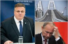 Po L. Linkevičiaus komentarų apie Kerčės tiltą – Kremliaus atsakas: dabar jie loja, bet vėliau verks