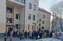 Klaipėdos savivaldybės pastate – darbuotojų evakavimo pratybos