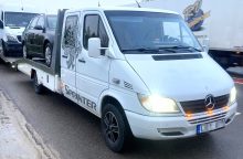 Kalvarijos savivaldybėje pasieniečiai sulaikė, įtariama, Vokietijoje pavogtą mikroautobusą